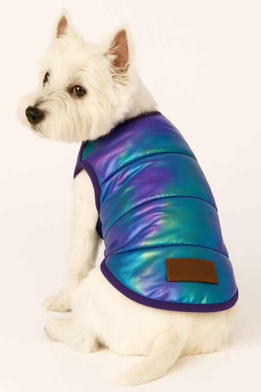 Hanorac pentru câini, Paws &amp; Whiskers, Metalicpurplejacket, Multicolor