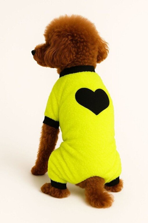 Hanorac pentru câini, Paws &amp; Whiskers, Neongreenjumpsuit, Verde