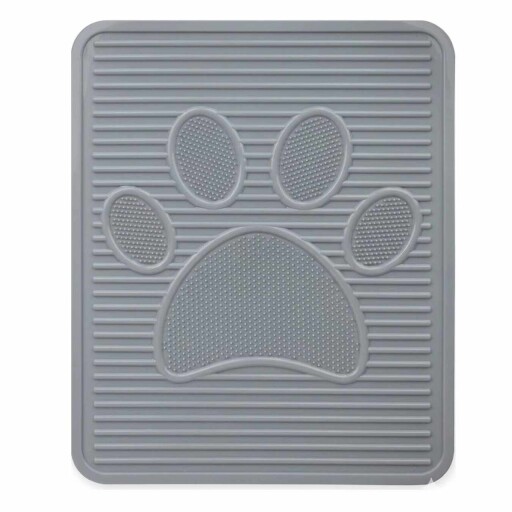 Covoras litiera pentru colectarea granulelor de nisip, Paws &amp; Whiskers, 5087-2, Gri
