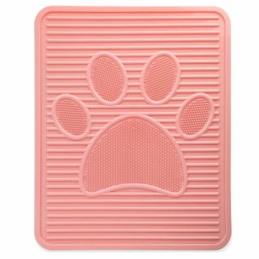 Covoras litiera pentru colectarea granulelor de nisip, Paws &amp; Whiskers, 5087-5, Roz