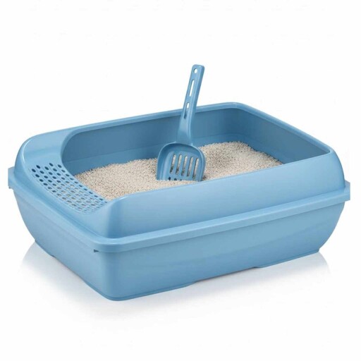 Litiera pentru pisici, Paws &amp; Whiskers, 5098-3, Albastru