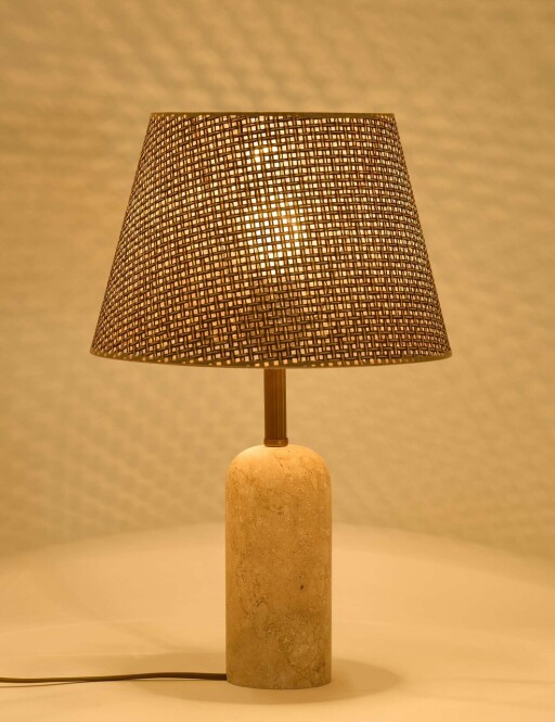 Lampa de masa, Opviq, 377KLT1102, Maro / Bej