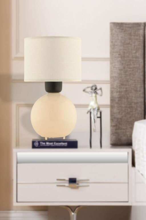 Lampa de masa, Opviq, 433NUV1521, Crem