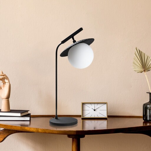 Lampa de masa, Opviq, 521SHN2263, Negru