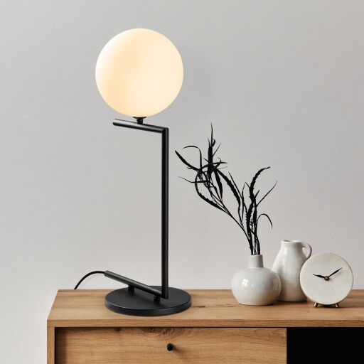 Lampa de masa, Opviq, 521SHN2282, Negru