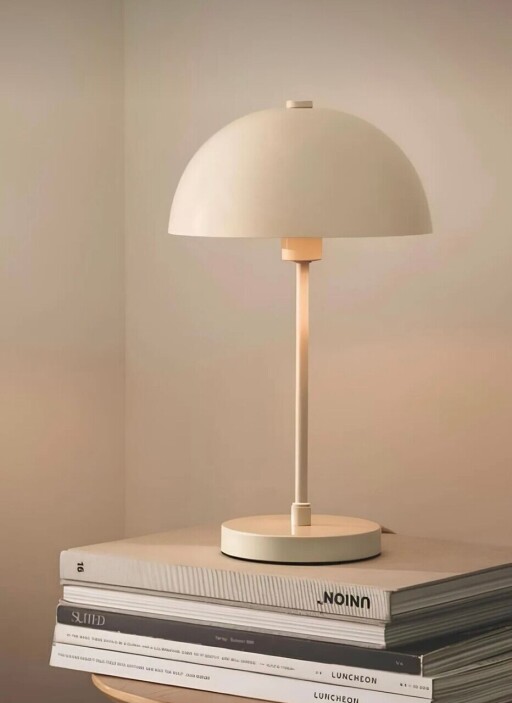 Lampa de masa, Opviq, 751ARL1125, Metal, Crem