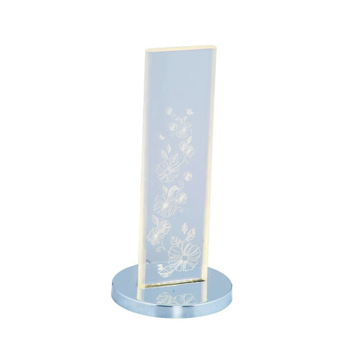 Lampa de masa, Opviq, 888BLM2106, 80% ACRILIC/20% STICLĂ, Gri