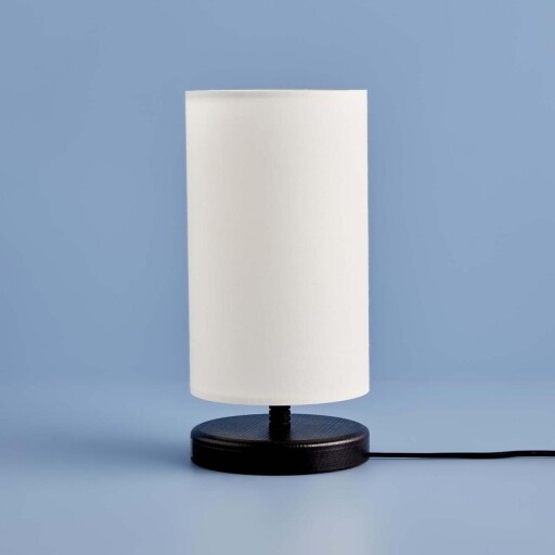 Lampa de masa, Opviq, 780SGN2142, Alb/Negru