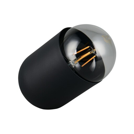 Veioză neagră din metal (înălțime 13,5 cm) Nara – Reality