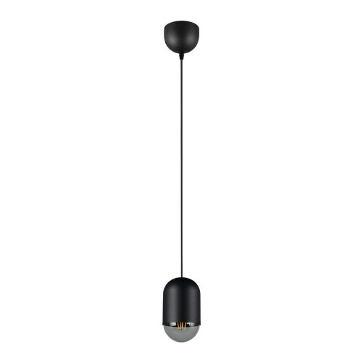 Lustră neagră din metal ø 11 cm Nara – Reality