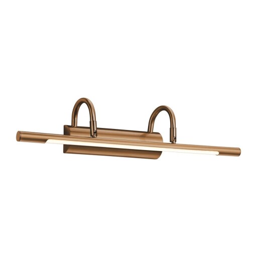 Aplică de perete alămie LED Cuadro – Trio