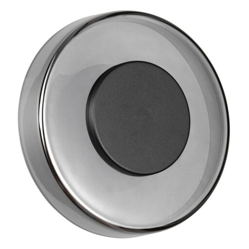 Aplică de perete negru-mat LED cu intensitate reglabilă ø 22 cm Celeste – Trio