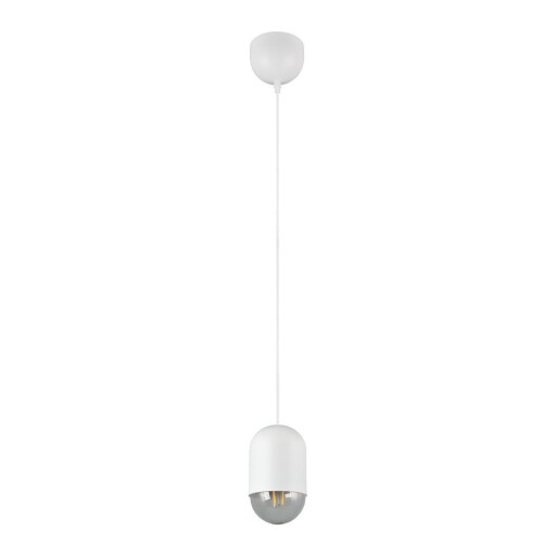 Lustră albă din metal ø 11 cm Nara – Reality