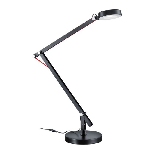 Veioză neagră LED cu structură flexibilă (înălțime 90 cm) Amsterdam – Trio