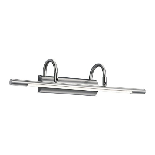 Aplică de perete argintie LED Cuadro – Trio