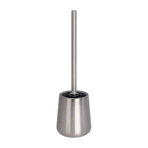 Perie de WC argintie din oțel inoxidabil Solid – Wenko