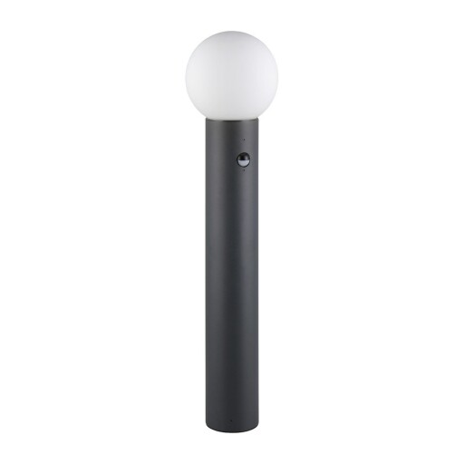 Corp de iluminat pentru exterior cu stâlp de fixare cu senzor de mișcare ø 18 cm Mures – Trio
