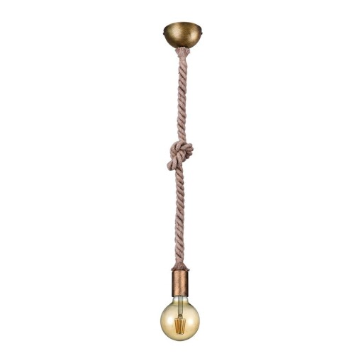 Lustră alămie ø 12 cm Rope – Trio
