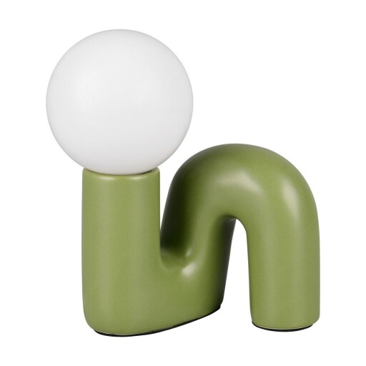 Veioză verde din ceramică (înălțime 21,5 cm) Quinn – Reality