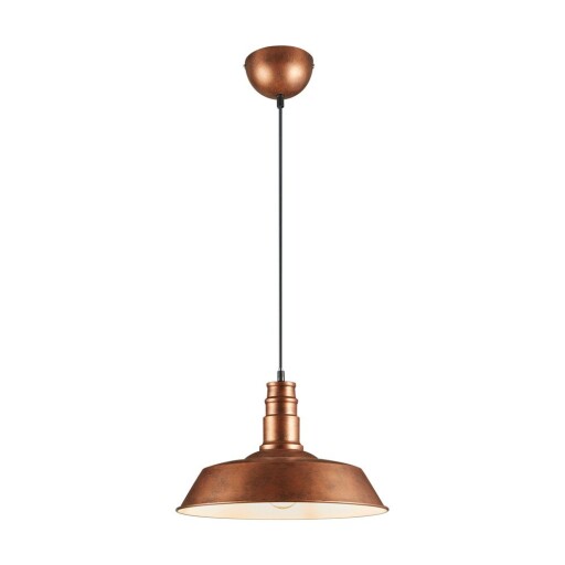 Lustră arămie din metal cu abajur din metal ø 36 cm Will – Reality