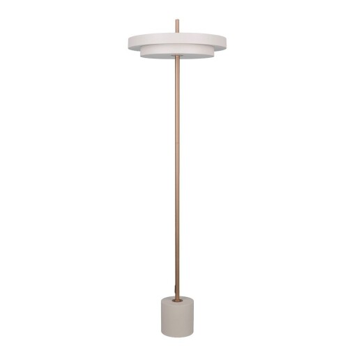 Lampadar fildeș LED cu intensitate reglabilă (înălțime 138 cm) Keaton – Trio