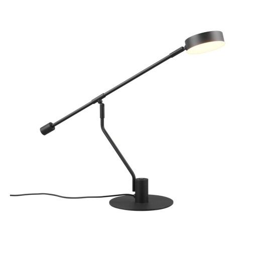 Veioză negru-mat LED cu structură flexibilă (înălțime 64 cm) Manduro – Trio