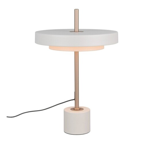 Veioză fildeș LED cu intensitate reglabilă (înălțime 45,5 cm) Keaton – Trio