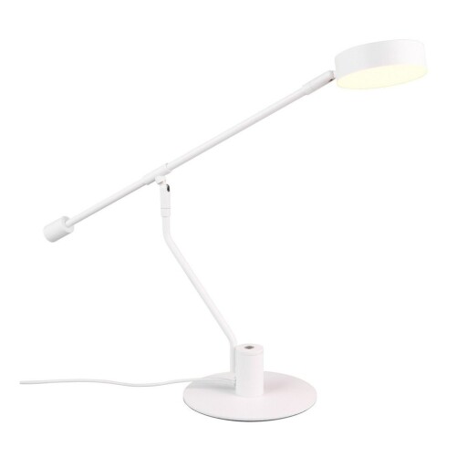 Veioză alb mat LED cu structură flexibilă (înălțime 64 cm) Manduro – Trio
