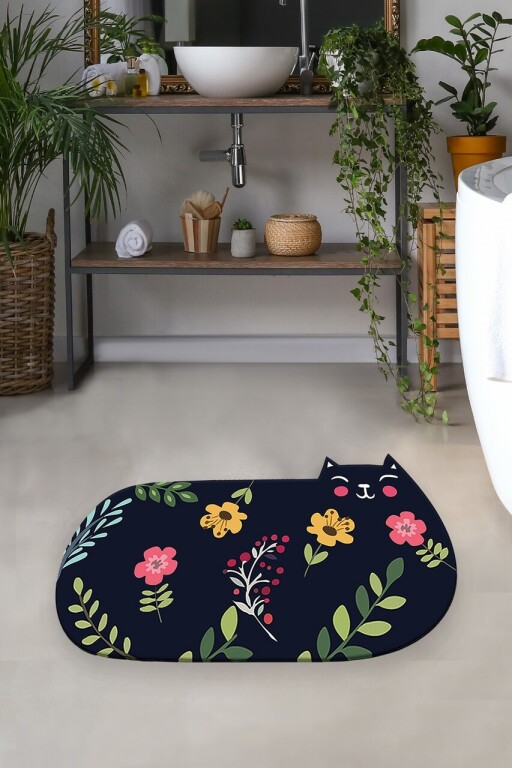Covoras de baie, L'essentiel Maison, Cattest, Poliester, Multicolor