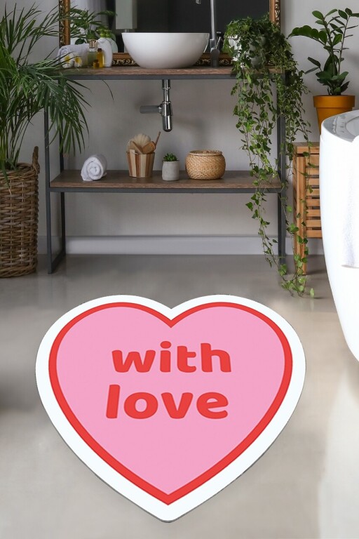 Covoras de baie, L'essentiel Maison, Welove 140, Poliester, Multicolor