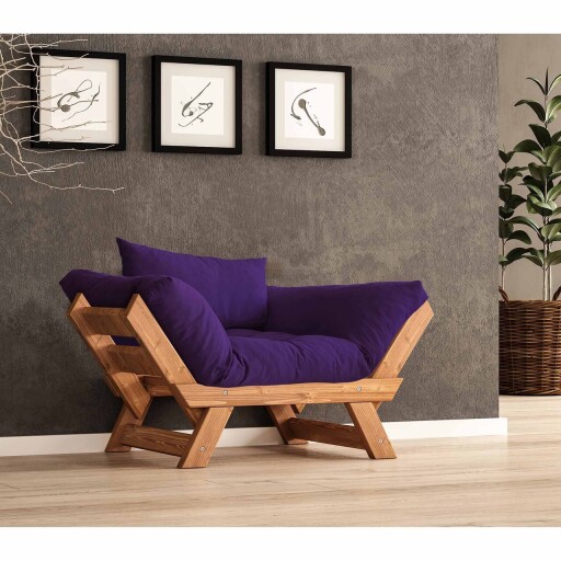 Fotoliu de gradina, Hanah Home, CPT8157-140, Tec / Mov