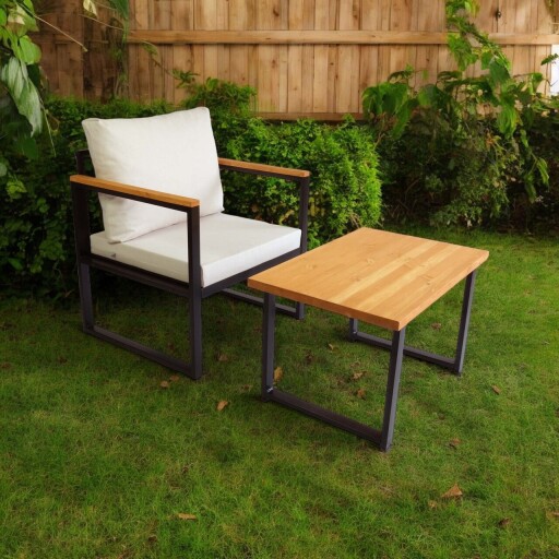 Set mobilier de gradina, Hanah Home, CPT5543-70, Bej