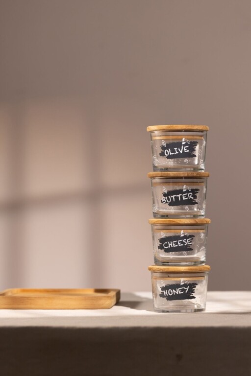Set recipiente depozitare, Hermia, 127RKL1418, Transparent