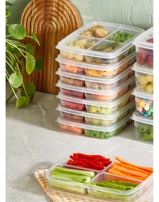 Set recipiente depozitare, Hermia, 200BYR1107, Transparent