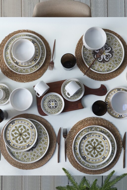 Serviciu de masa, Hermia, 275KRM2526, Eco-Friendly, Multicolor