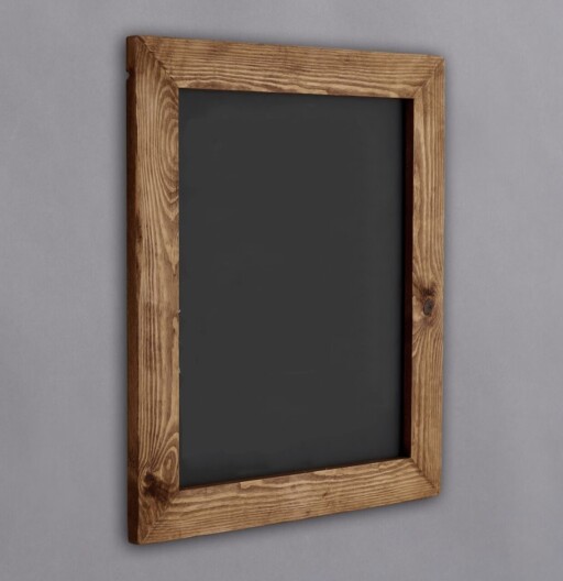 Tabla de scris, AA157, 36x42x4 cm, Natural/Negru