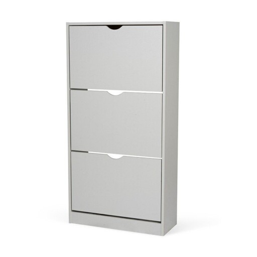 Pantofar gri cu deschidere înclinată 60x118x24 cm Stelo – Bonami Essentials