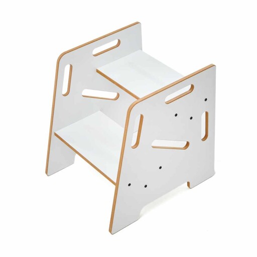 Scaun pentru copii, Hanah Home, Step Stool, 34x39x39 cm, Alb
