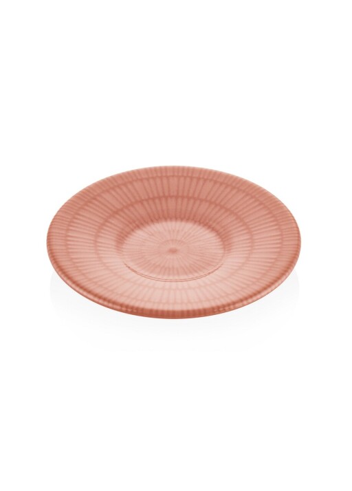 Set de farfurii ceramice, Hermia, 280TMA3170, Roz somon