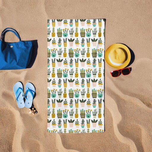 Prosop de plaja, L'essentiel Maison, BT20215028, 75x150 cm, Multicolor