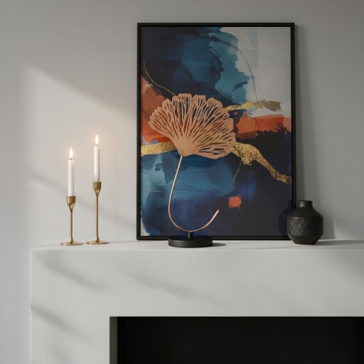 Decoratiune, Dm-005-A, 46x25x13 cm, Cupru/Negru