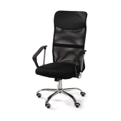 Scaun de birou negru tapițat Arco – Bonami Essentials