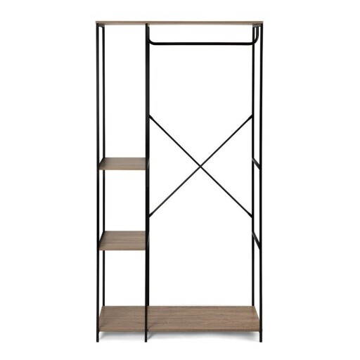 Set pentru hol negru din oțel 90x170x40 cm Aris – Bonami Essentials
