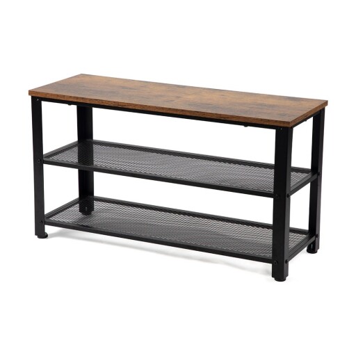 Pantofar negru din oțel 80x45x30 cm Arne – Bonami Essentials