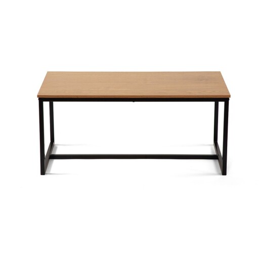 Măsuță de cafea în culoare naturală cu aspect de lemn de stejar 47x90 cm Norden – Bonami Essentials