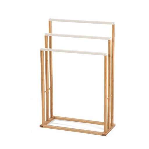 Suport pentru prosoape în culoare naturală din bambus Nivo – Bonami Essentials