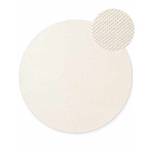 Covor crem țesut manual rotund din lână ø 160 cm Lyon Beans – Elle Decoration