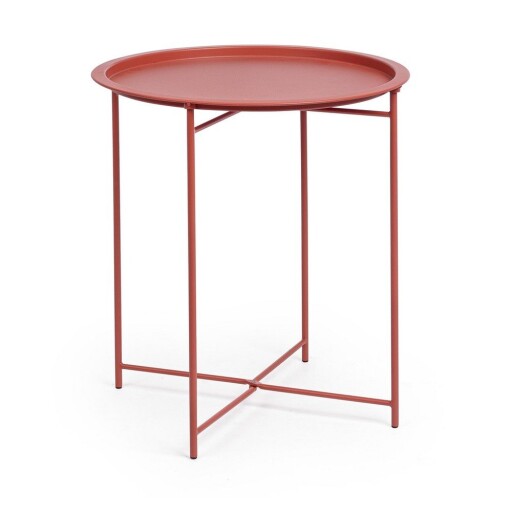 Măsuță de grădină rotundă din oțel ø 46 cm Austin – Bizzotto