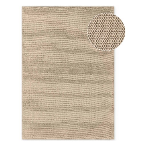 Covor bej țesut manual din lână 160x230 cm Richmond Diana – Ted Baker