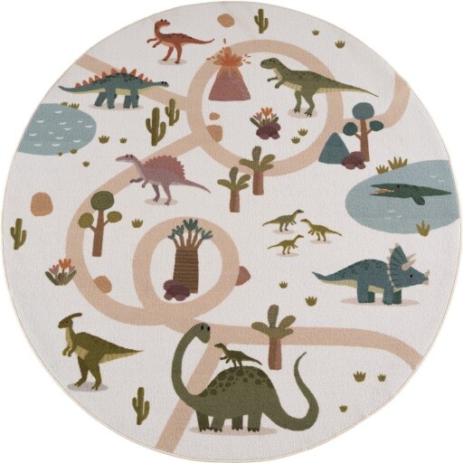 Covor pentru copii lavabil ø120 cm Coco 1131 – Ayyildiz Carpets